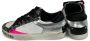 Crime London Glitter Sneaker Zwart-Wit Deluxe Model White Dames - Thumbnail 4