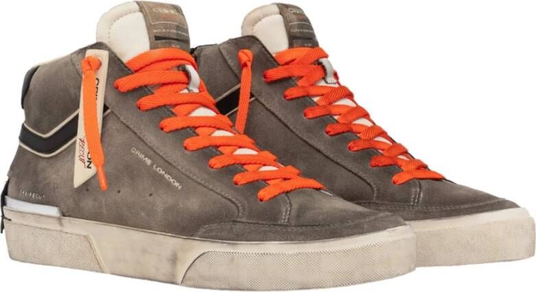 Crime London Grijze Sneakers voor een stijlvolle look Gray Heren