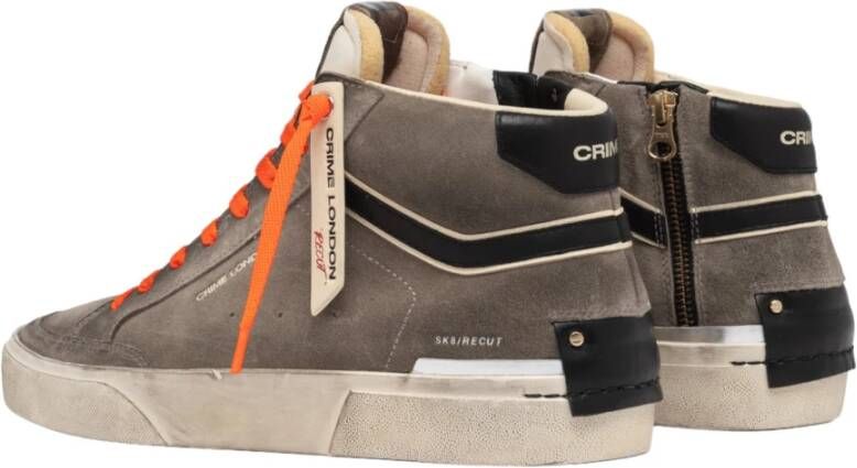 Crime London Grijze Sneakers voor een stijlvolle look Gray Heren