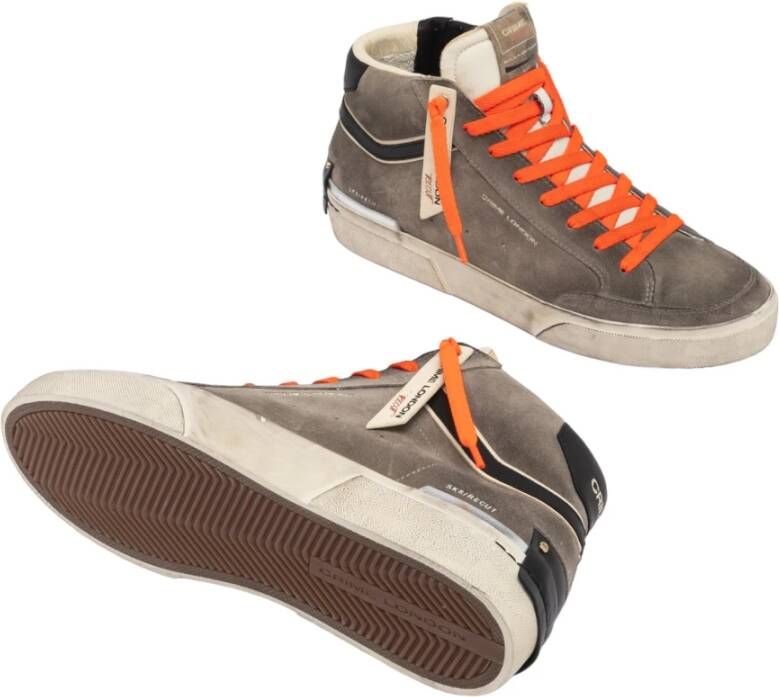 Crime London Grijze Sneakers voor een stijlvolle look Gray Heren