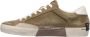 Crime London Groene Distressed Sneakers Green Heren - Thumbnail 3