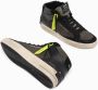 Crime London Groene leren sneakers met zwarte details Green Heren - Thumbnail 8