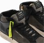 Crime London Groene leren sneakers met zwarte details Green Heren - Thumbnail 9