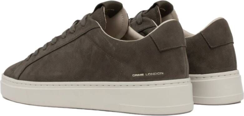 Crime London Groene Sneakers voor Stedelijke Stijl Green Heren