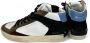 Crime London Hoge Sneaker met Rits Zwart Wit Bruin Multicolor Heren - Thumbnail 2