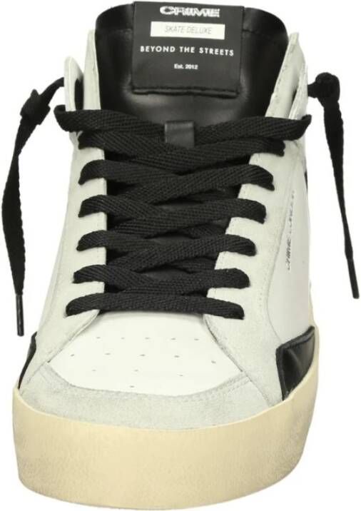 Crime London Hoge Top Sneakers White Heren