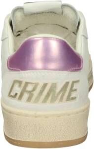 Crime London Lage Leren Sneakers White Dames