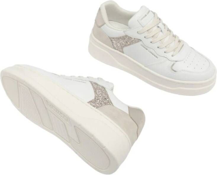 Crime London Lage Sneakers Beige Dames