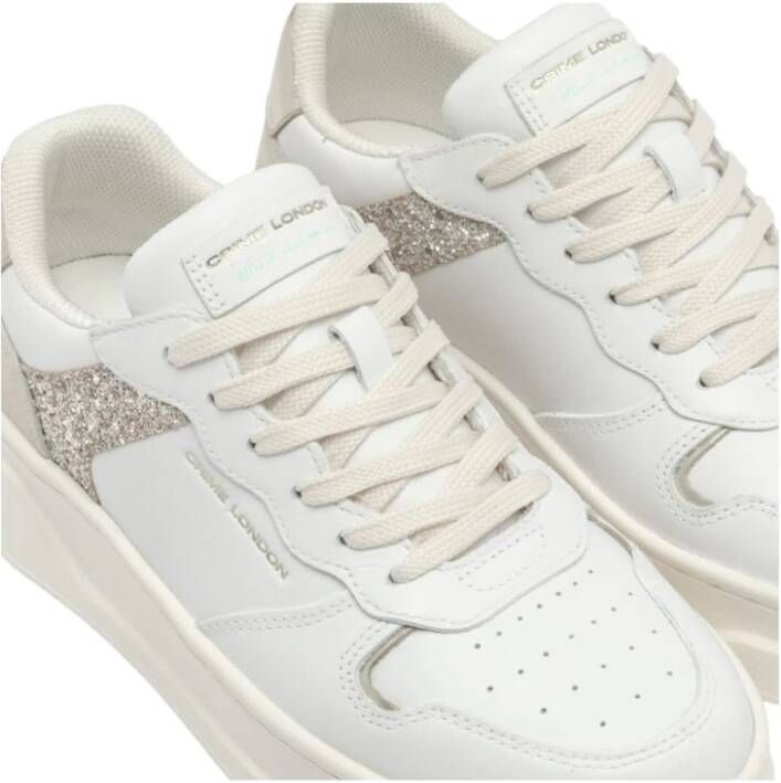 Crime London Lage Sneakers Beige Dames