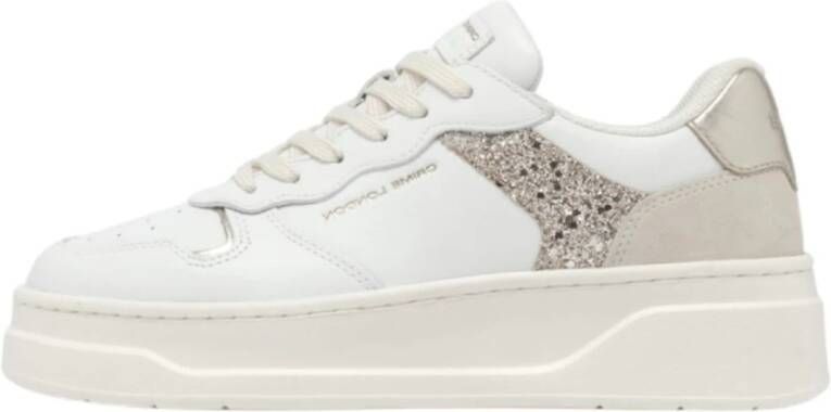 Crime London Lage Sneakers Beige Dames