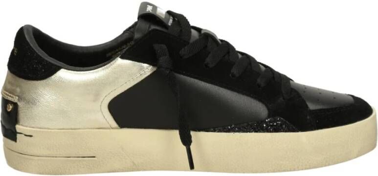 Crime London Lage Sneakers Black Dames