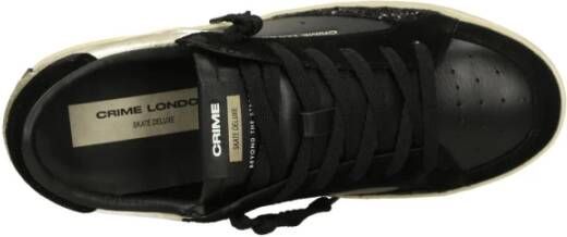 Crime London Lage Sneakers Black Dames