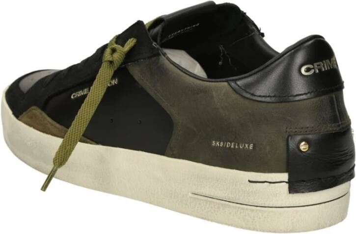 Crime London Lage Sneakers Black Heren