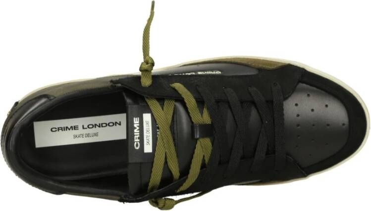 Crime London Lage Sneakers Black Heren