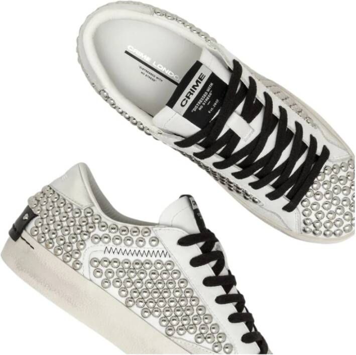 Crime London Lage Sneakers Gray Dames