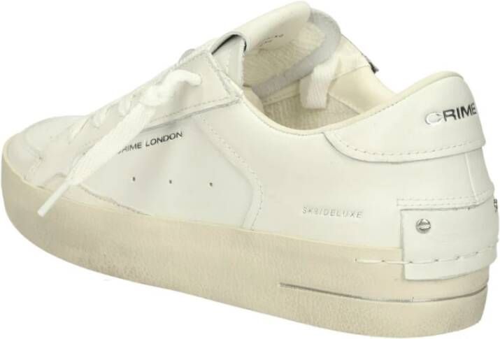 Crime London Lage Sneakers White Dames