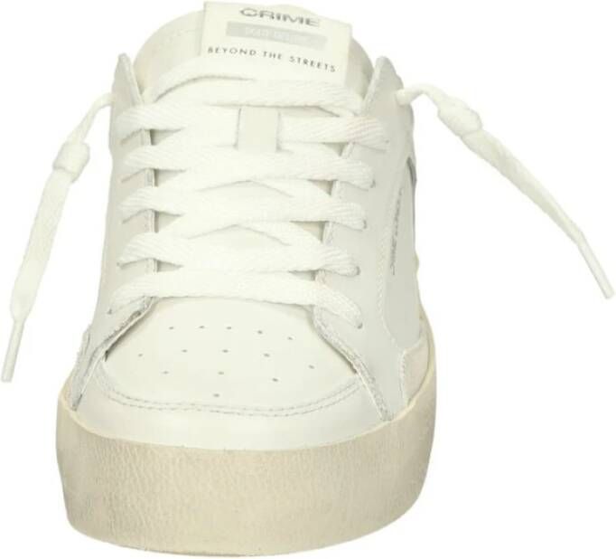 Crime London Lage Sneakers White Dames