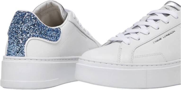 Crime London Lage Sneakers White Dames