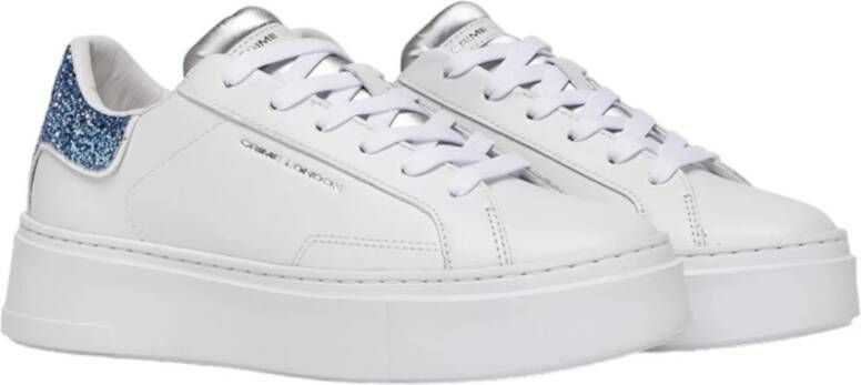 Crime London Lage Sneakers White Dames