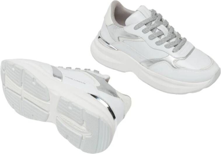 Crime London Lage Sneakers White Dames