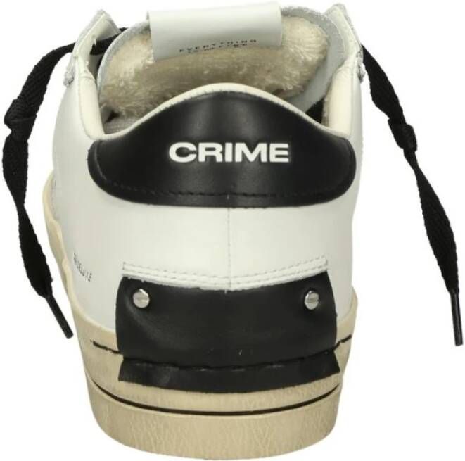 Crime London Lage Sneakers White Heren