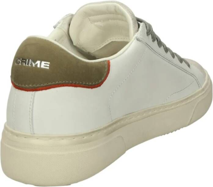 Crime London Lage Sneakers White Heren