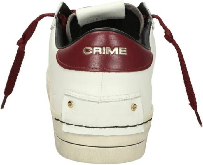 Crime London Lage Sneakers White Heren