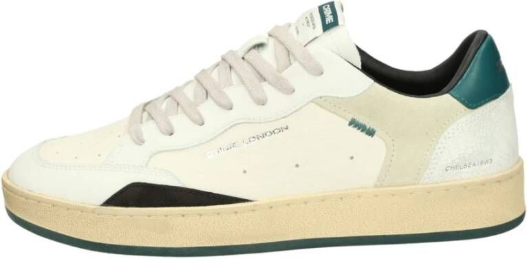 Crime London Lage Sneakers White Heren