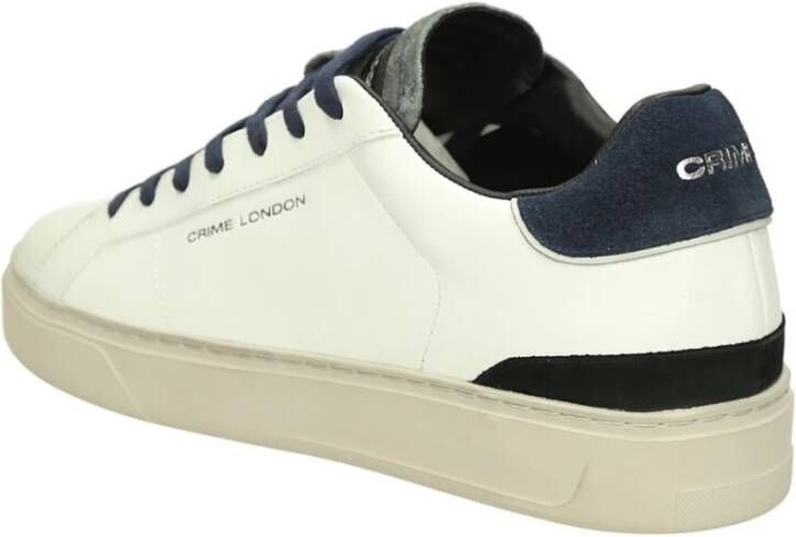 Crime London Lage Sneakers White Heren