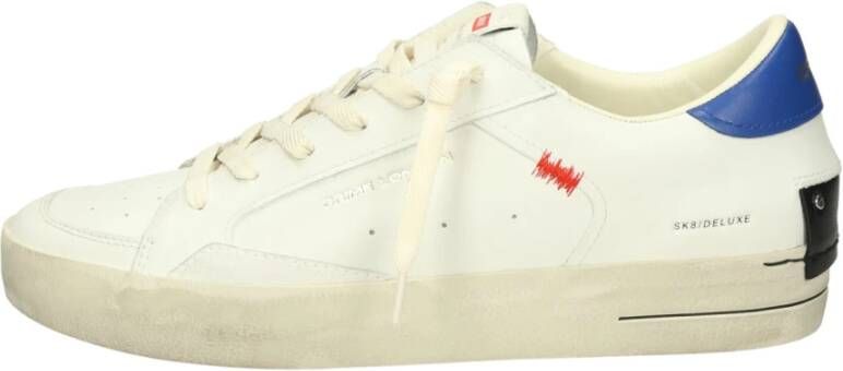 Crime London Lage Top Leren Sneakers White Heren