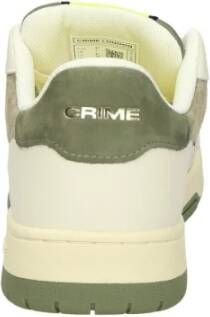 Crime London Lage Top Sneakers Green Heren