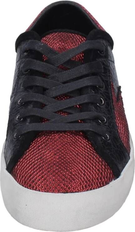 Crime London Leren Dames Sneakers Black Dames