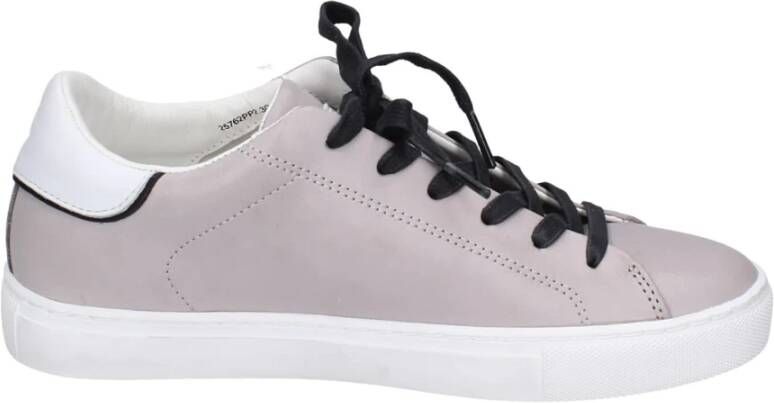 Crime London Leren Dames Sneakers Gray Dames