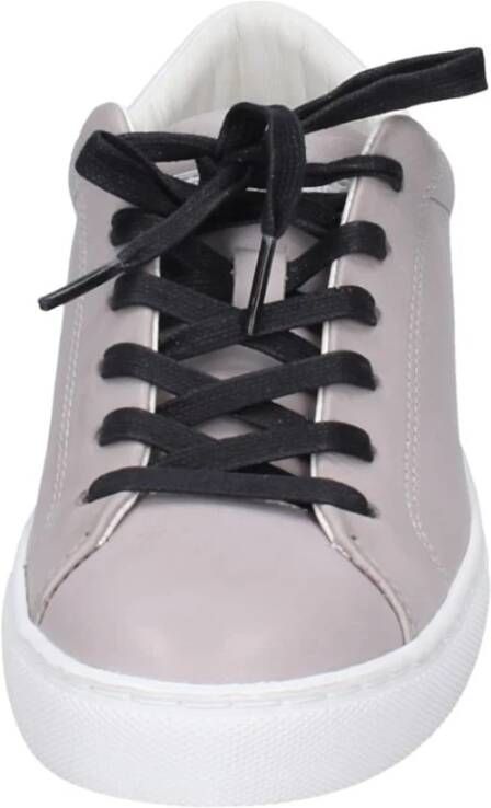 Crime London Leren Dames Sneakers Gray Dames