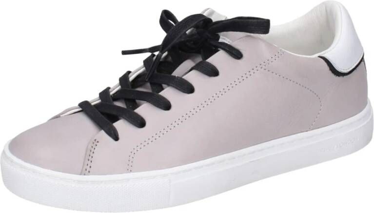 Crime London Leren Dames Sneakers Gray Dames