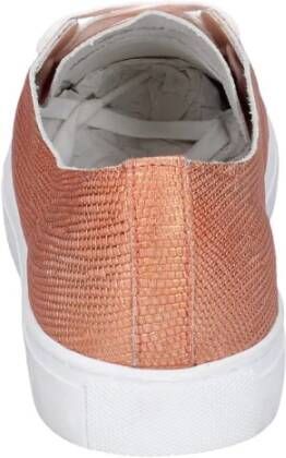 Crime London Leren Dames Sneakers Orange Dames