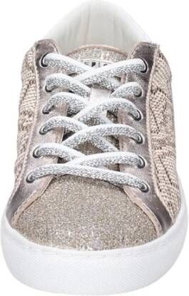 Crime London Leren Dames Sneakers Pink Dames