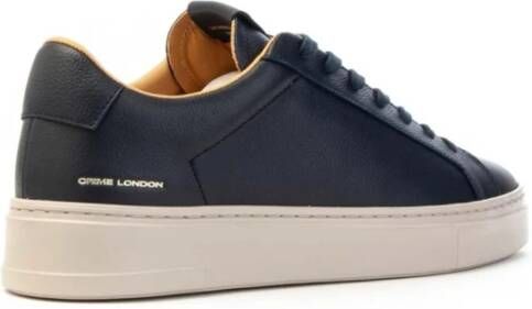 Crime London Lichte extra sneakers met katoenen veters Blue Heren