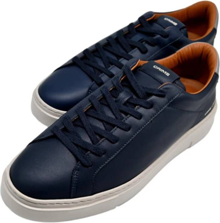 Crime London Lichtgewicht lage sneakers Blue Heren