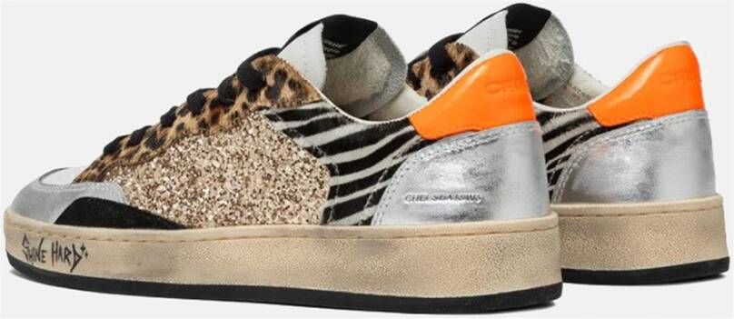 Crime London Multikleur Sneakers met Italiaanse Materialen Multicolor Dames