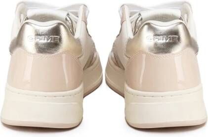 Crime London Nude Sunglow Leren Sneakers voor Vrouwen Beige Dames