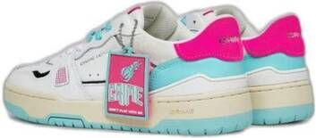 Crime London Rosa Leder Sneaker Lente Zomer Collectie Multicolor Dames