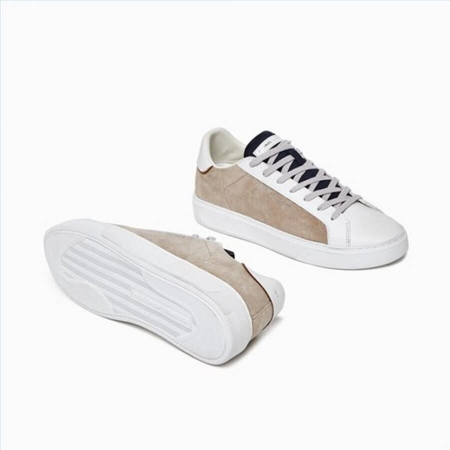 Crime London Royal Beige Sneaker met Leren Details Multicolor Dames