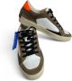 Crime London SK8 Deluxe Heren Sneaker Grijs Bruin Gray Heren - Thumbnail 4