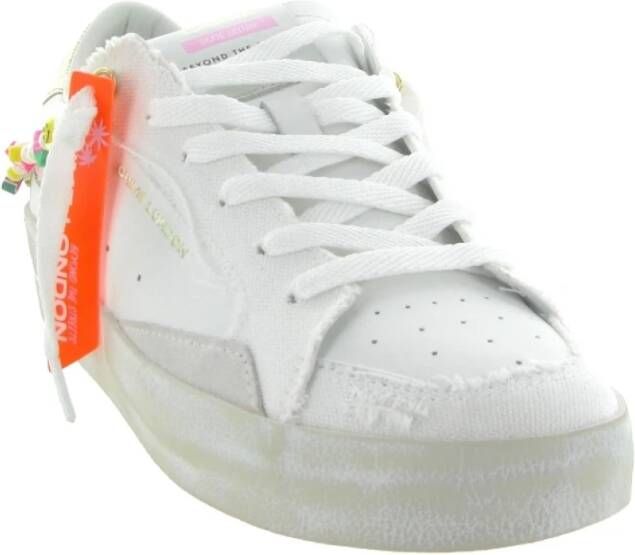 Crime London SK8 Deluxe Mid Sneakers White Dames