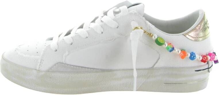 Crime London SK8 Deluxe Mid Sneakers White Dames