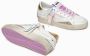 Crime London SK8 Deluxe Sneaker Wit Goud Glitter White Dames - Thumbnail 3