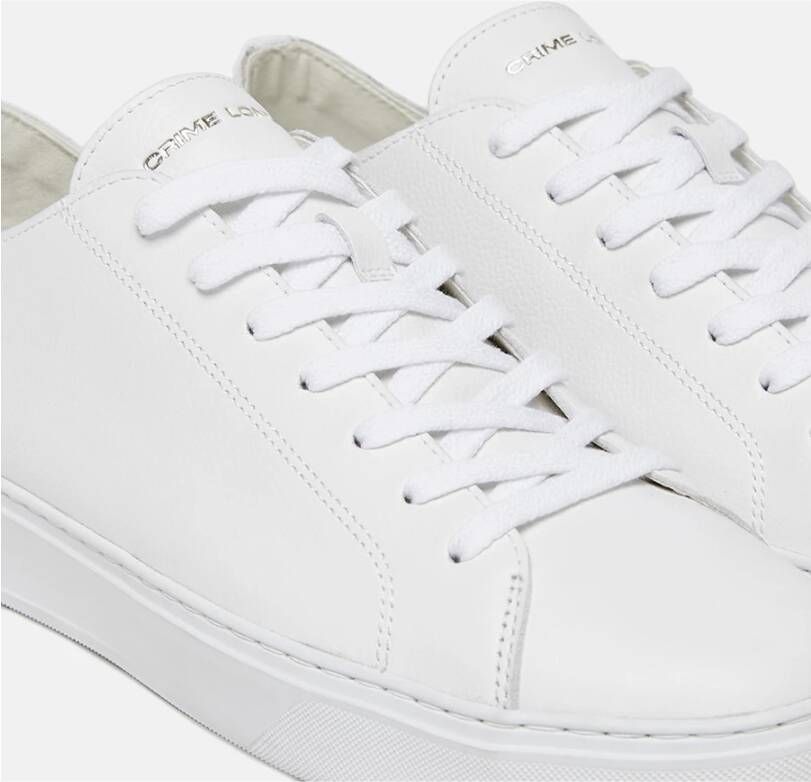 Crime London Sneakers White Heren