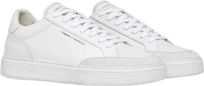 Crime London Sneakers White Heren