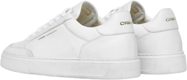 Crime London Sneakers White Heren